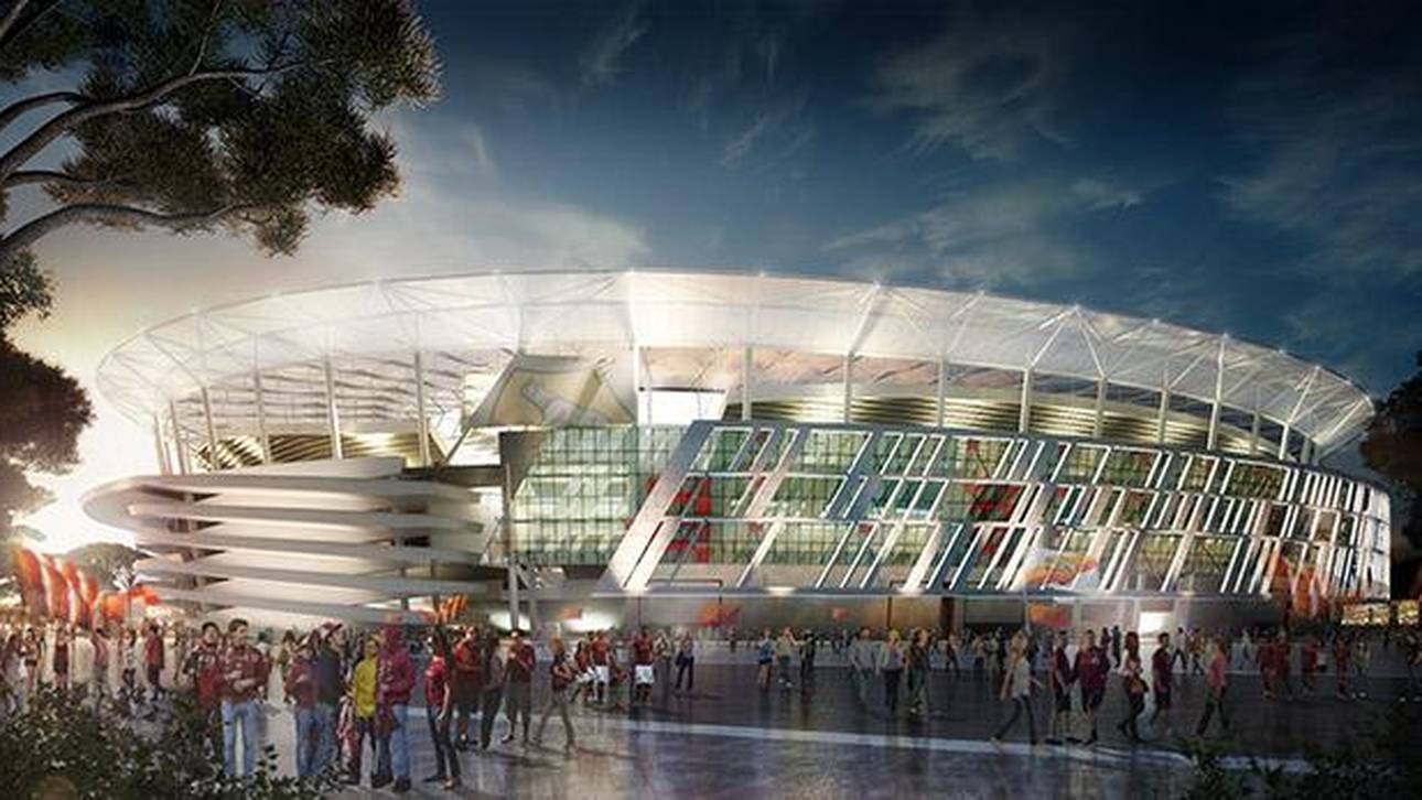 AS Rom präsentiert neues Stadion