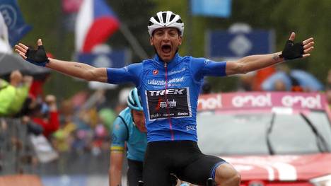 Giulio Ciccone hat die 16. Etappe des diesjährigen Giro d'Italia gewonnen
