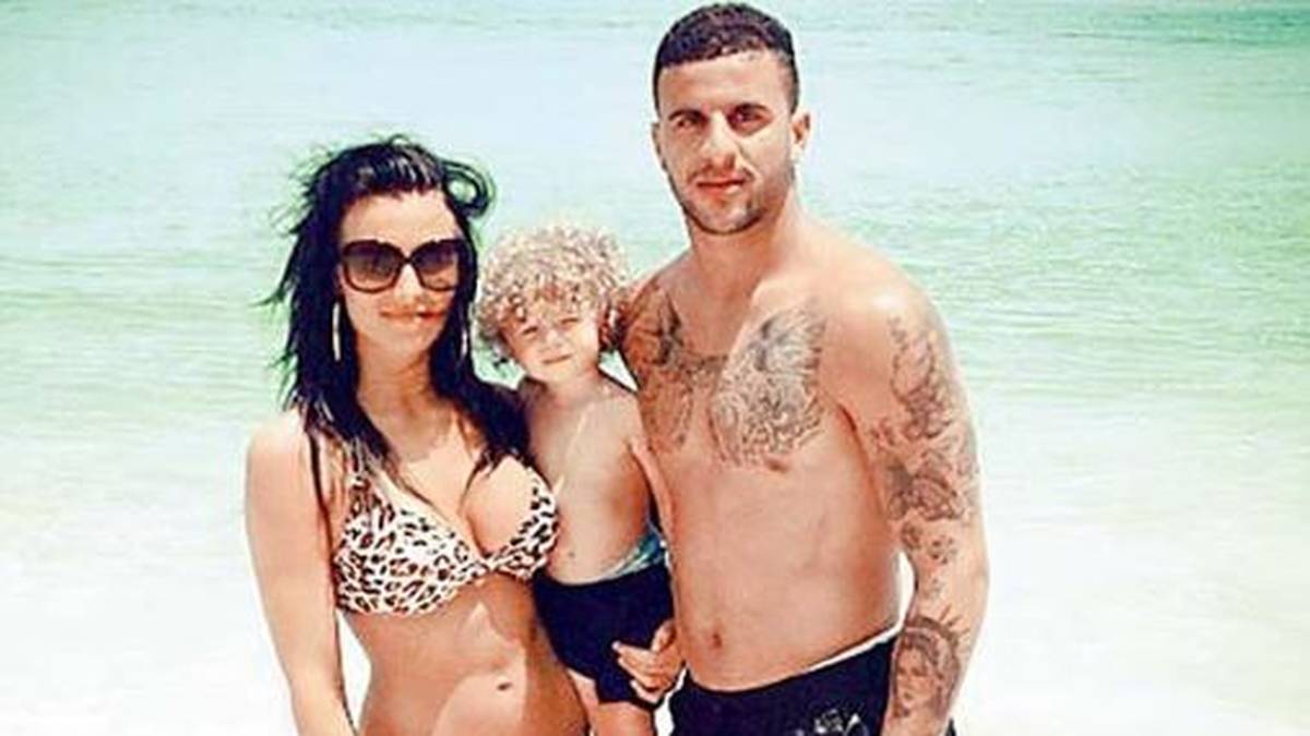 Englands Rechtsverteidiger Kyle Walker ist mit Annie Kilner liiert. Das Paar hat ein gemeinsames Kind