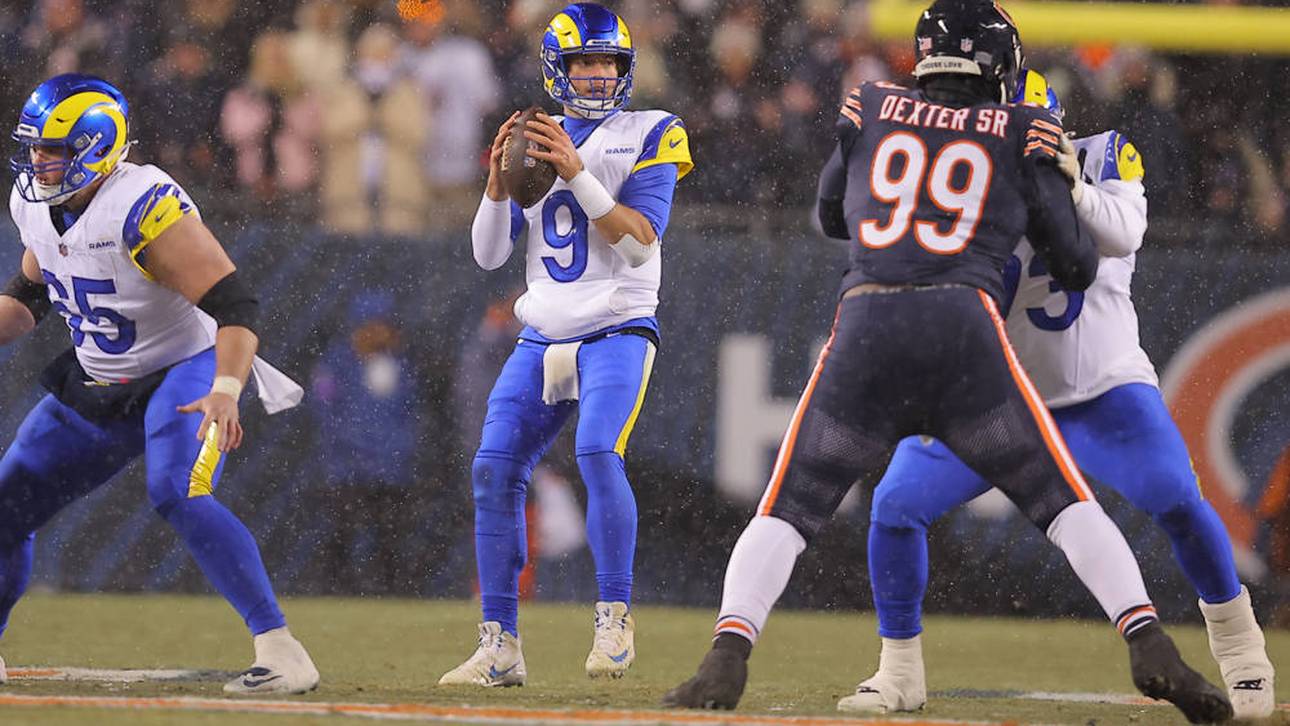 Matthew Stafford durfte sich mit den Rams über einen Sieg gegen die Bears freuen