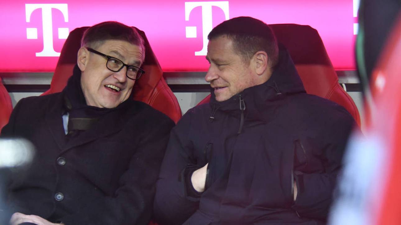 Haben gut lachen: Jan-Christian Dreesen (links) und Max Eberl