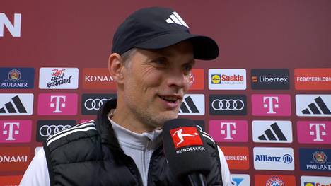 Der FC Bayern schlägt Darmstadt 98 mit 0:8, Harry Kane macht ein Dreierpack inklusive 50-Meter-Tor, Neuer feiert Comeback und drei rote Karten - Trainer Thomas Tuchel spricht über das wilde Spiel. 