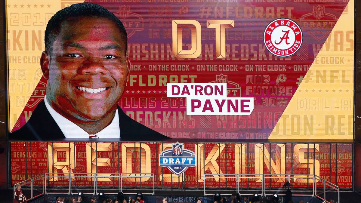 Pick Nr. 13 - DA'RON PAYNE (Defensive Tackle, Alabama) - Washington Redskins