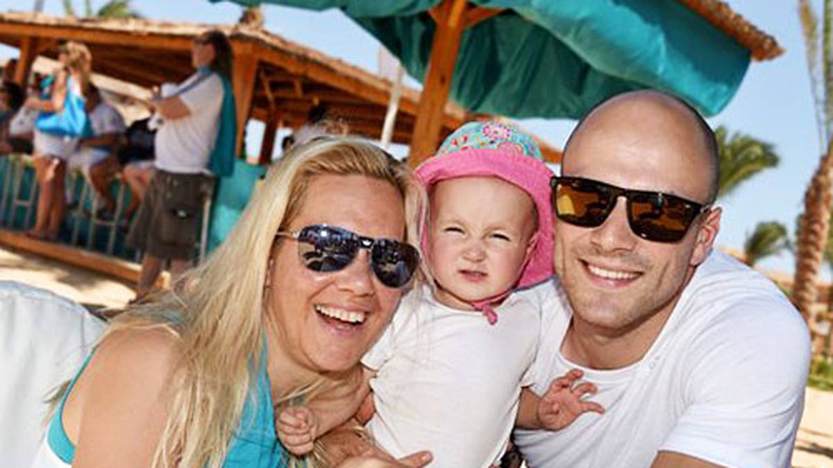 Radrennfahrer Maximilian Levy lässt es mit seiner Frau Madeleine und Tochter Tessa etwas familiärer angehen