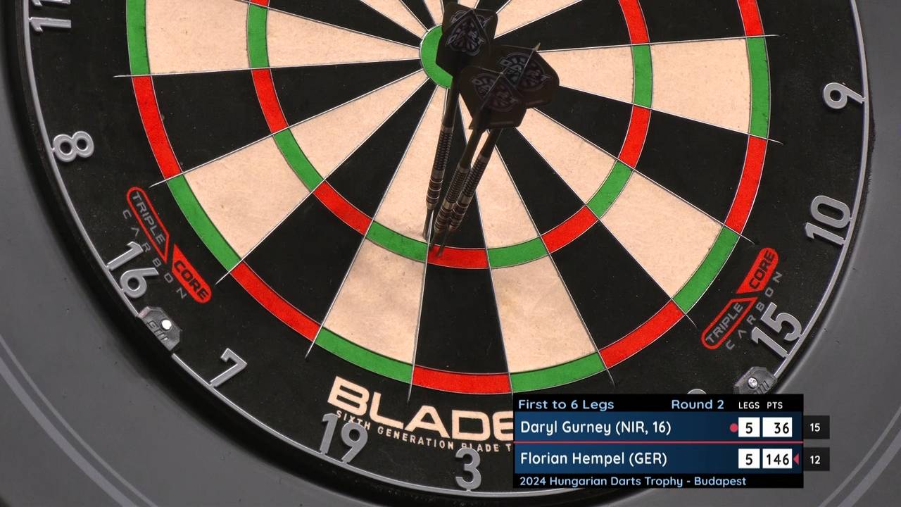 Hungarian Darts Trophy: Florian Hempel verliert Decider gegen Daryl Gurney
