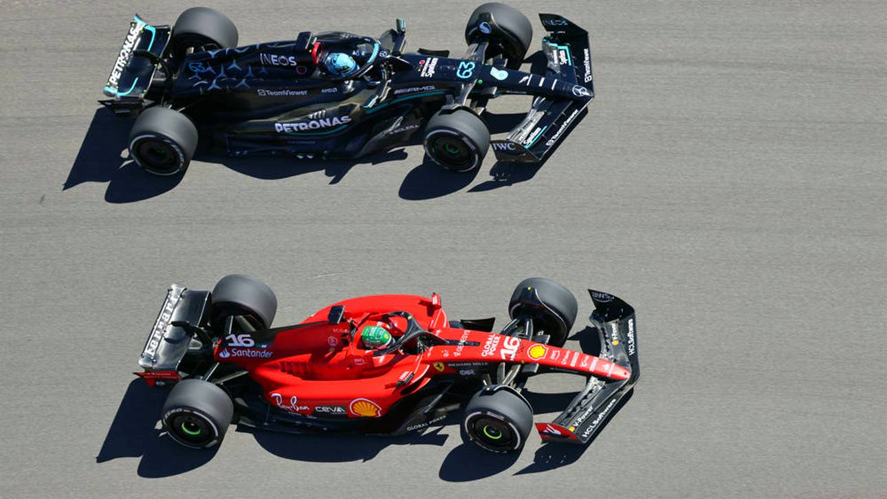 Strafe! Mercedes-Star zurückversetzt