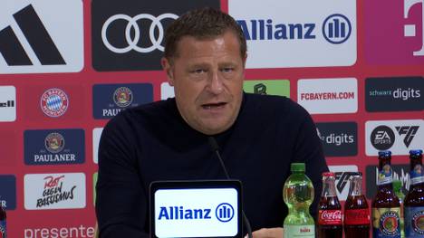 Bayerns Sportvorstand Max Eberl gibt ein Update zur aktuellen Transferplanung und verrät, ob sich der Stand bei Wunschspieler Nick Woltemade verändert hat.