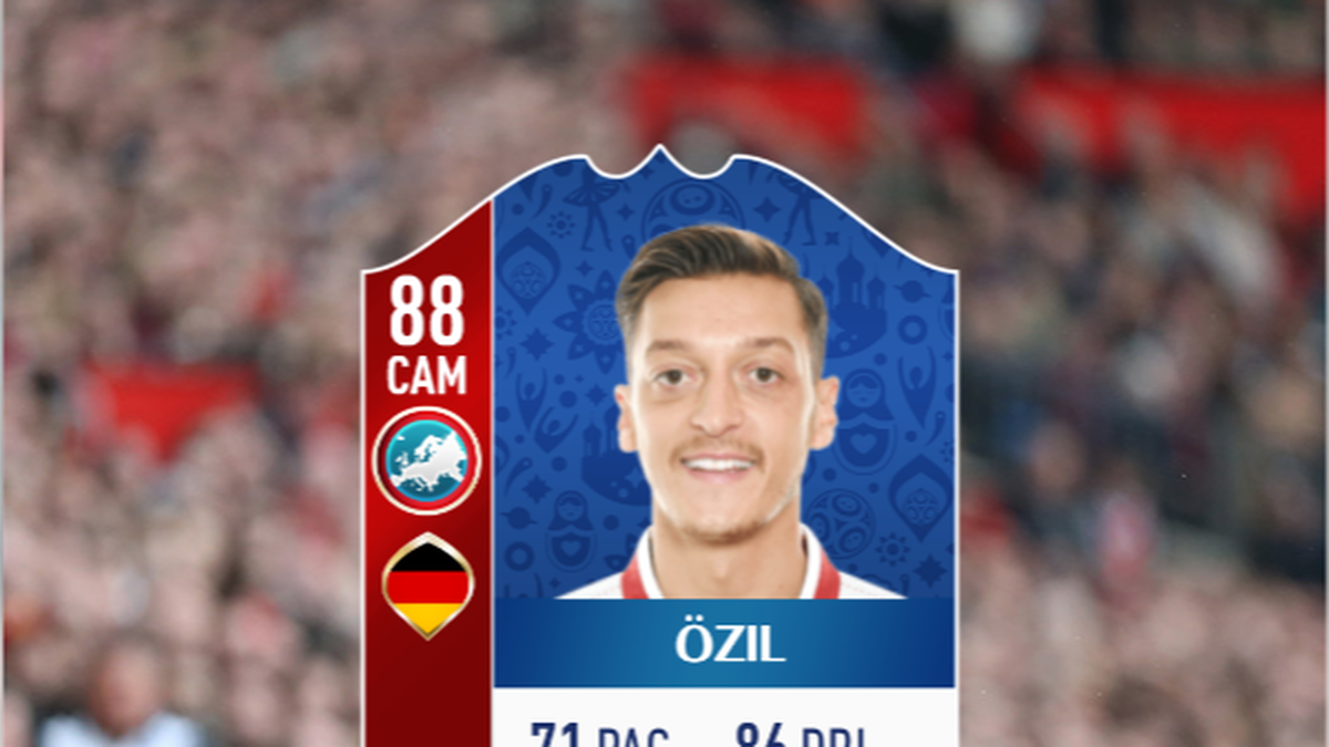 Mesut Özil (FC Arsenal) - Gesamtstärke 88