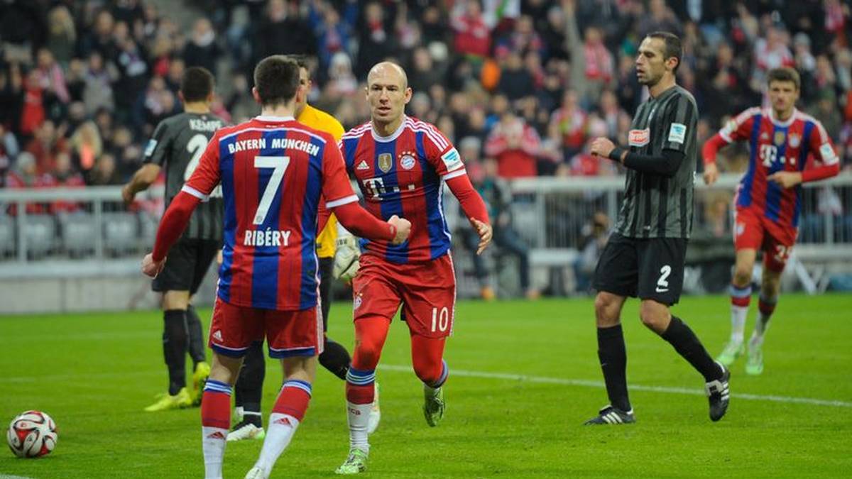 In der Saison 2014/15 war sein ewiger Partner Robben der erfolgreichere Spieler. Der Niederländer erzielte in der Bundesliga insgesamt 17 Tore und lieferte sieben Vorlagen. Ribéry kam auf immerhin fünf Treffer und neun Assists