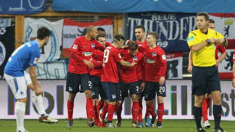 Hertha BSC feiert den vierten Sieg aus den vergangenen fünf Spielen