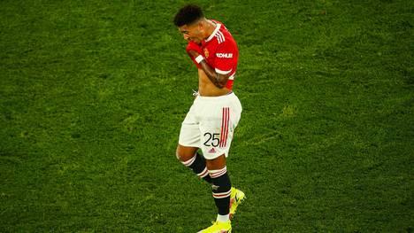 Jadon Sancho kommt bei Man United einfach nicht in die Gänge. Bei seinem ersten Spiel über 90 Minuten scheiden die Red Devils jetzt auch noch aus dem ersten Pokalwettbewerb aus.