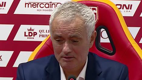 José Mourinho ist zurück bei Benfica Lissabon. Der Portugiese spricht nach dem 3:0-Sieg gegen AFS über seine Rückkehr in die Heimat und bezeichnet Benfica als "riesigen Klub".