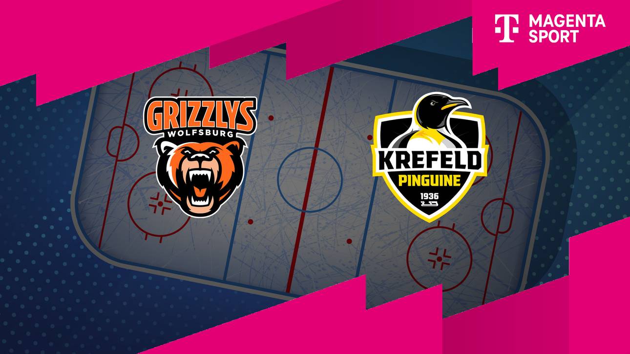 Grizzlys Wolfsburg – Krefeld Pinguine (Highlights)