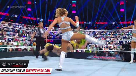 Die Hoffnungsträger Matt Riddle und Keith Lee dürfen glänzen, im Hauptkampf um den Universal Title geht einiges zu Bruch - die Highlights von WWE Payback im Video.