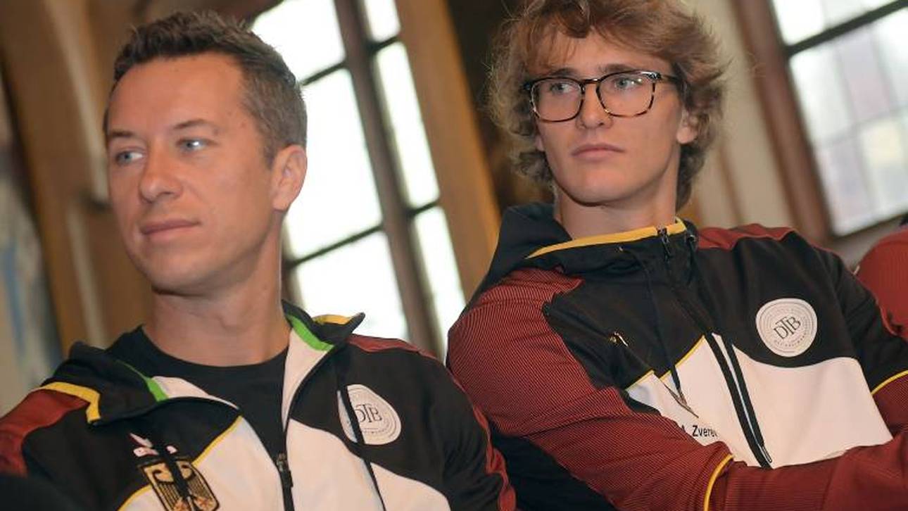 Philipp Kohlschreiber und Alexander Zverev spielten einst im Davis Cup gemeinsam für Deutschland