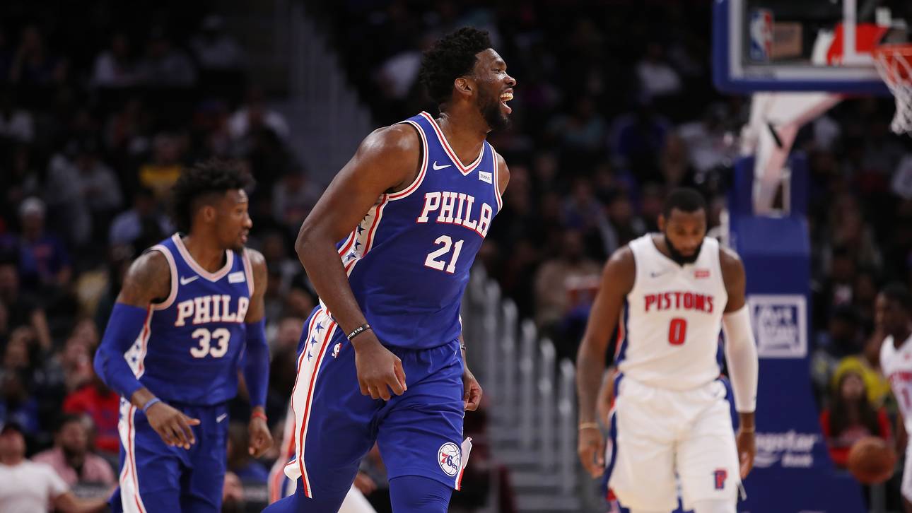 Embiid führt Drummond vor