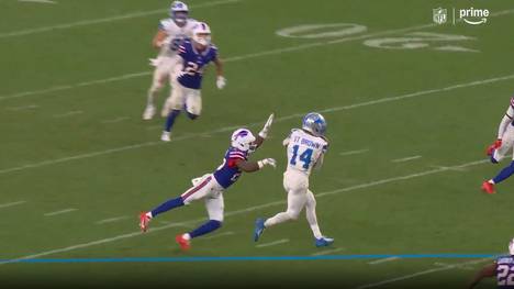 Nach dem Overtime-Sieg in Woche eins stand für die Detroit Lions ein schwieriges Spiel gegen die Buffalo Bills an. Der deutsch-amerikanische Receiver Amon-Ra St. Brown zeigt dabei wieder einmal seine Klasse.