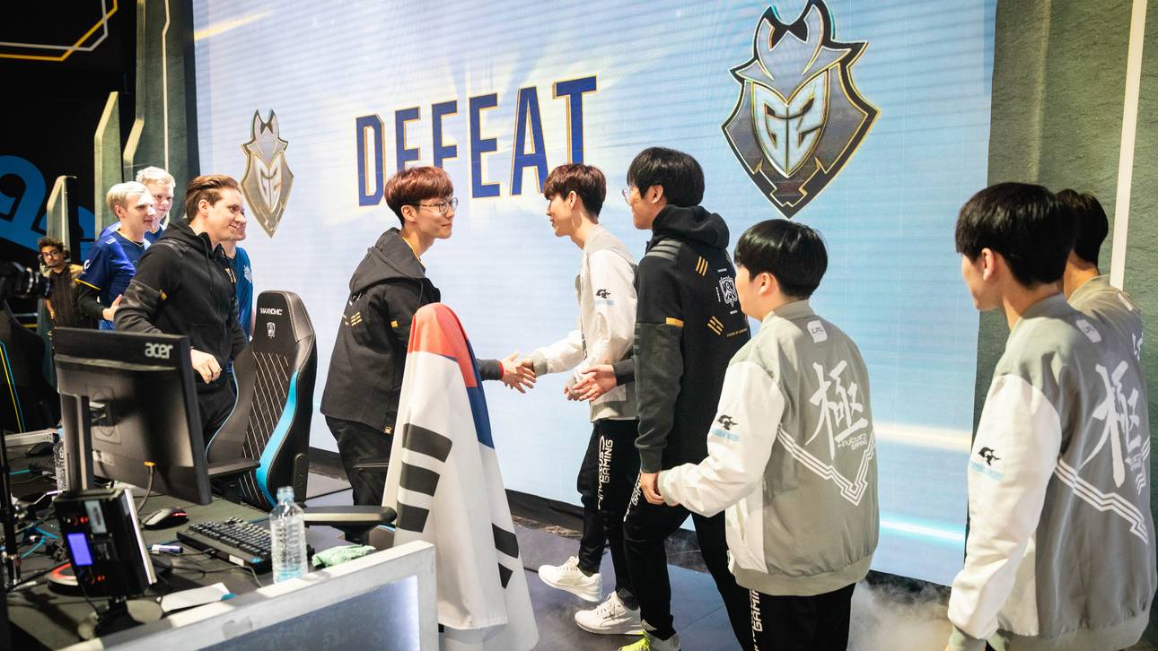 G2 (links) hatte gegen Invictus klar das Nachsehen