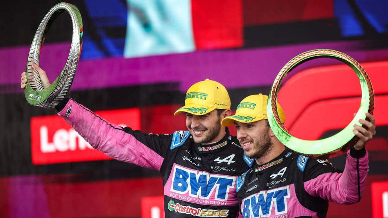 Esteban Ocon und Pierre Gasly fuhren in Brasilien aufs Podest