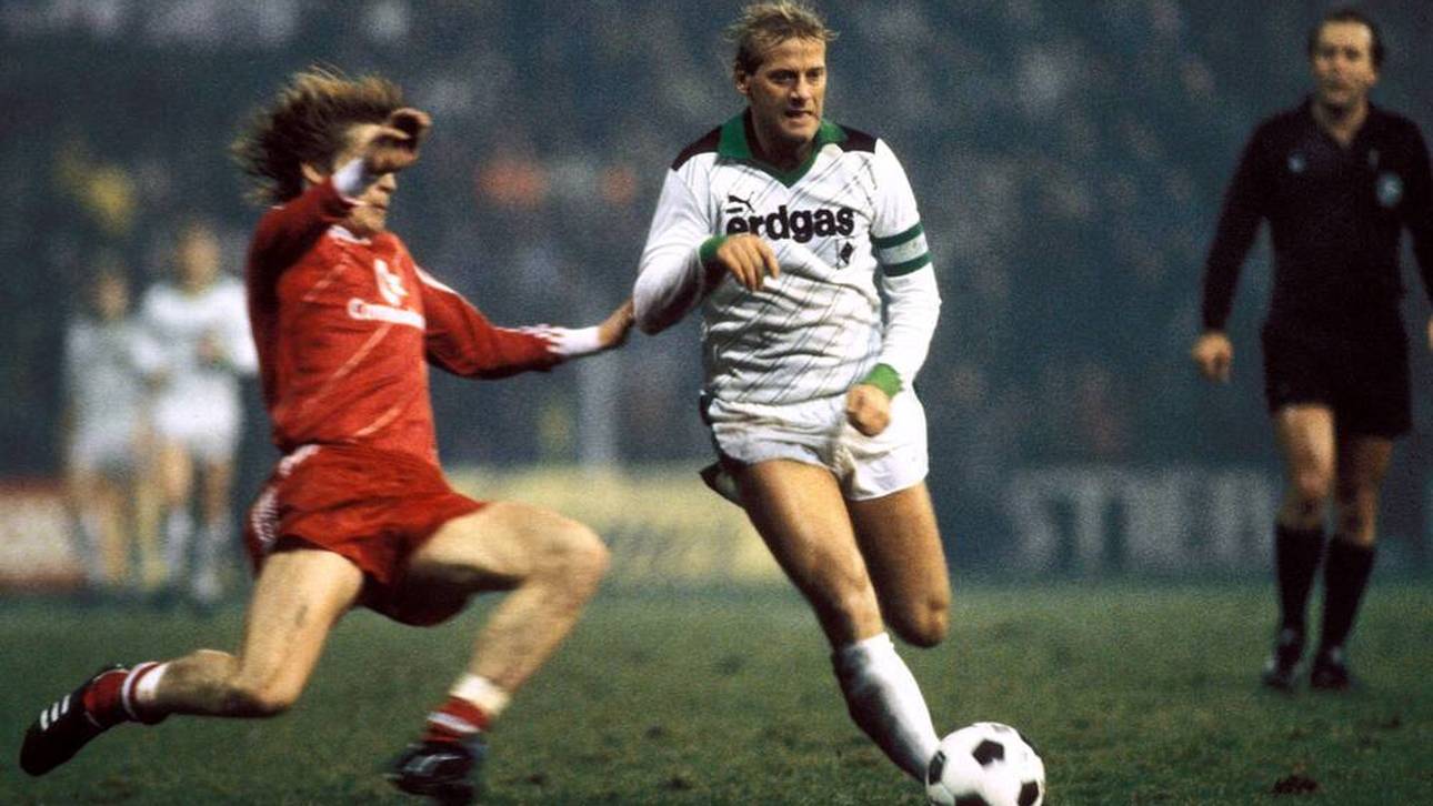 Hans-Günter Bruns (r.) spielte elf Jahre bei Borussia Mönchengladbach