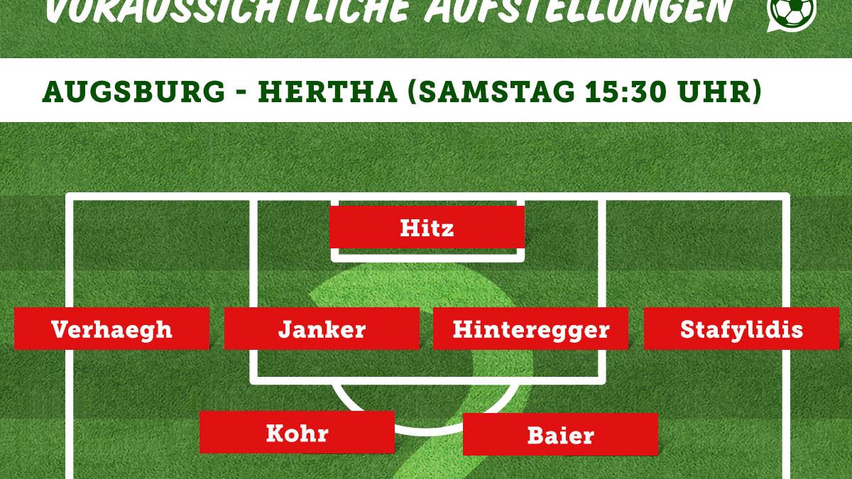 FC Augsburg - Hertha BSC (Sa., 15.30 Uhr)