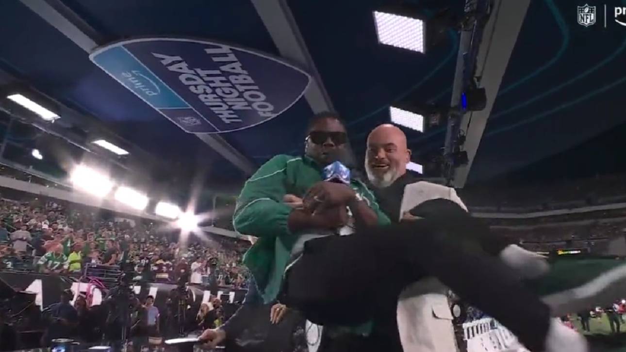 Kuriose Szene im NFL-TV