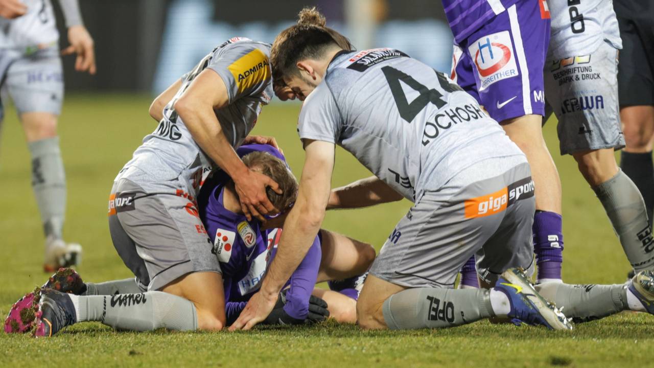 Austria Wien: Schock-Moment bei Georg Teigl nach Kollision