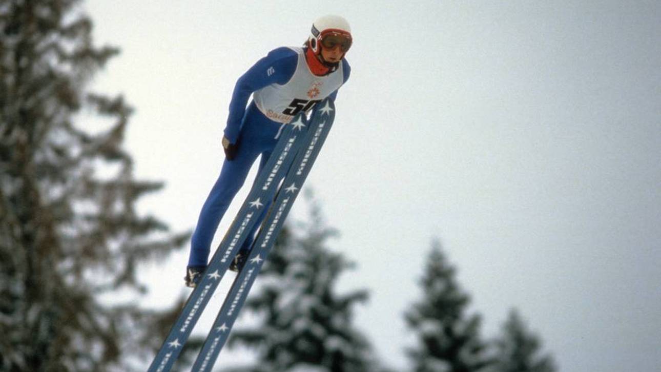 Jens Weißflog holt in Sarajewo sein ersten Olympia-Gold
