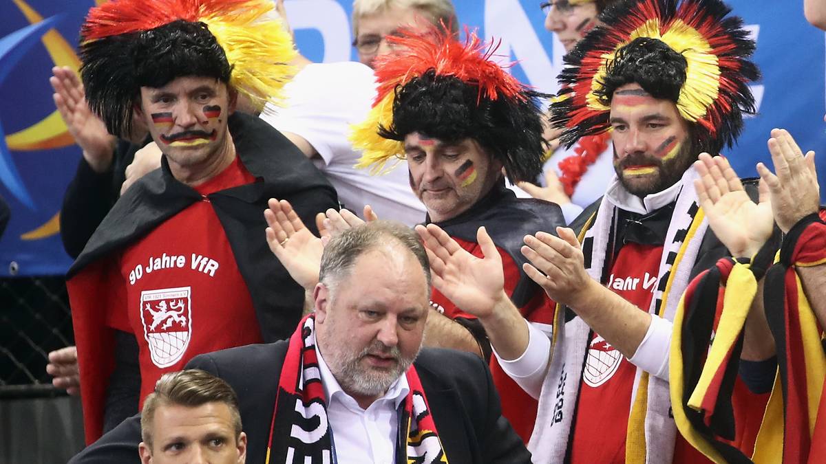 Trotzdem muss DHB-Präsident Andreas Michelmann nach der Partie erst einmal richtig durchatmen