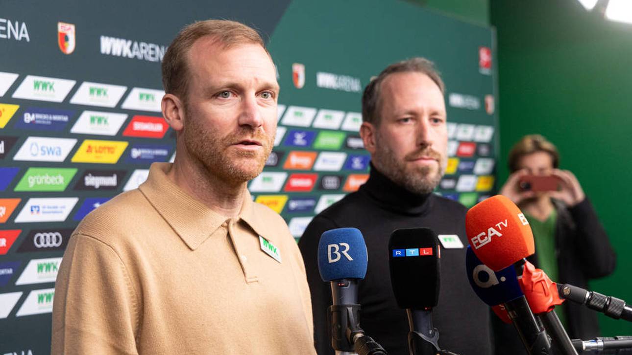 Sportdirektor Benjamin Weber (l.) und Geschäftsführer Michael Ströll basteln an der Wagner-Nachfolge