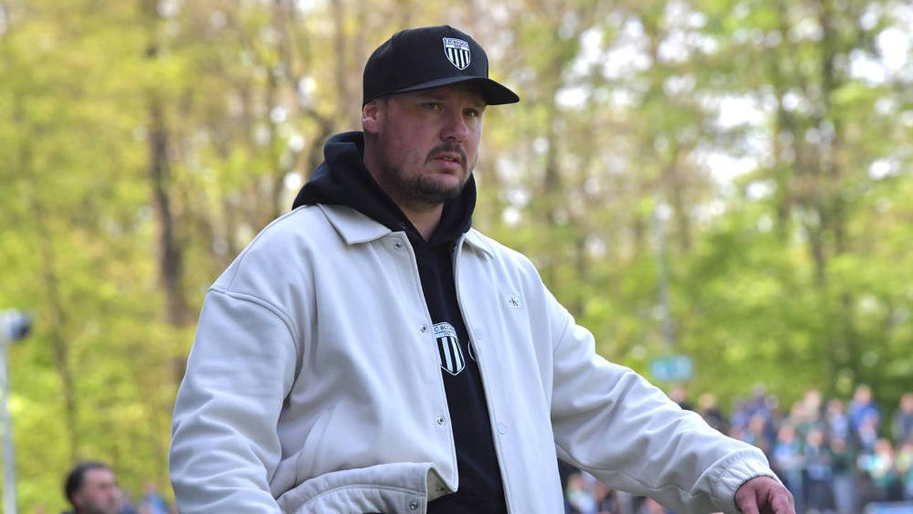 Christopher Schorch beim Spiel vom FC Gütersloh gegen 1. FC Bocholt 