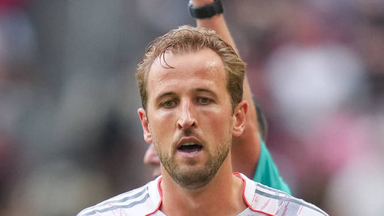 Harry Kane bekam eine Gelbe Karte