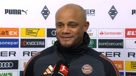 Als eiskalter Goalgetter war Vincent Kompany als aktiver Spieler nicht bekannt. Ein Vergleich zu Sturm-Ass Harry Kane scheint den Bayern-Trainer entsprechend zu amüsieren.