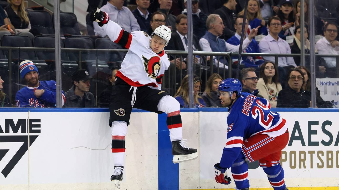 Stützle trifft – Grubauer ausgetrickst