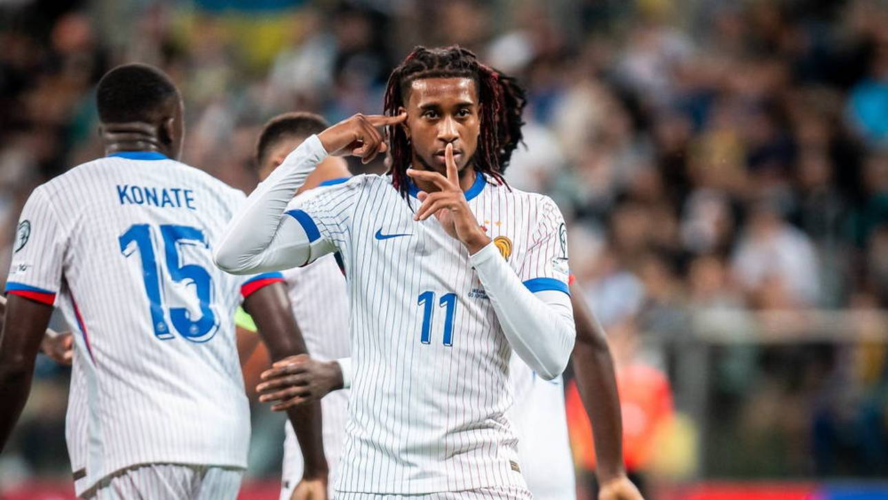 Michael Olise glänzte gegen die Ukraine als Spielmacher 