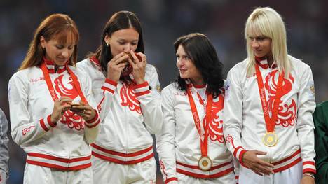 The Russian team of Evgeniya Polyakova,