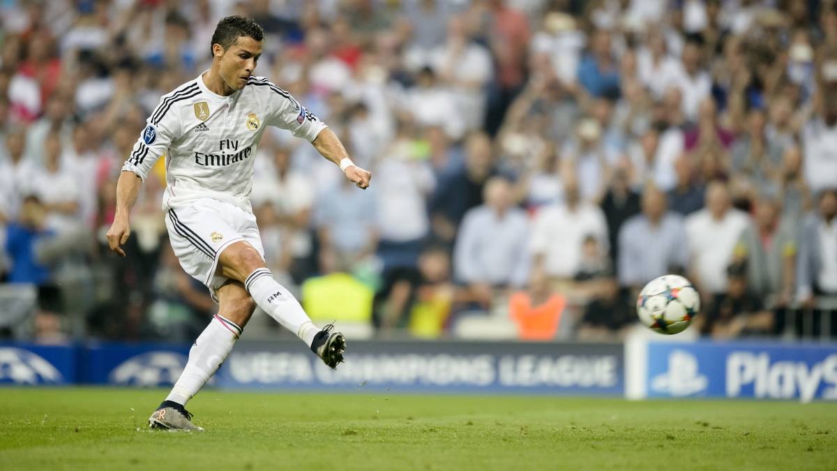 Cristiano Ronaldo lässt sich das natürlich nicht nehmen
