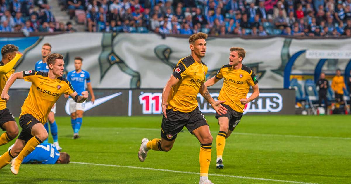 2. Bundesliga, Hansa Rostock - Dynamo Dresden 1:3: Mörschel mit Blitztor