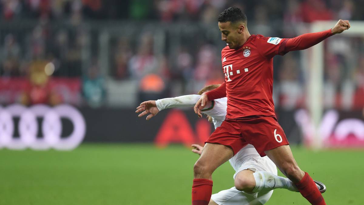 Auch im Rückspiel in München ist Guardiola-Liebling Thiago der entscheidende Mann. Beim 5:0 erzielt er seine Saisontreffer eins und zwei