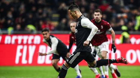 Cristiano Ronaldo rettete Juventus Turin mit seinem Ausgleichstor