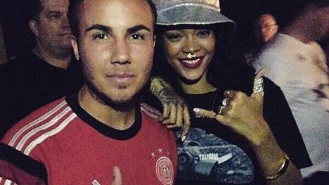 Dieses Bild ging um die Welt: Rihanna und Mario Götze nach dem WM-Sieg in Brasilien.