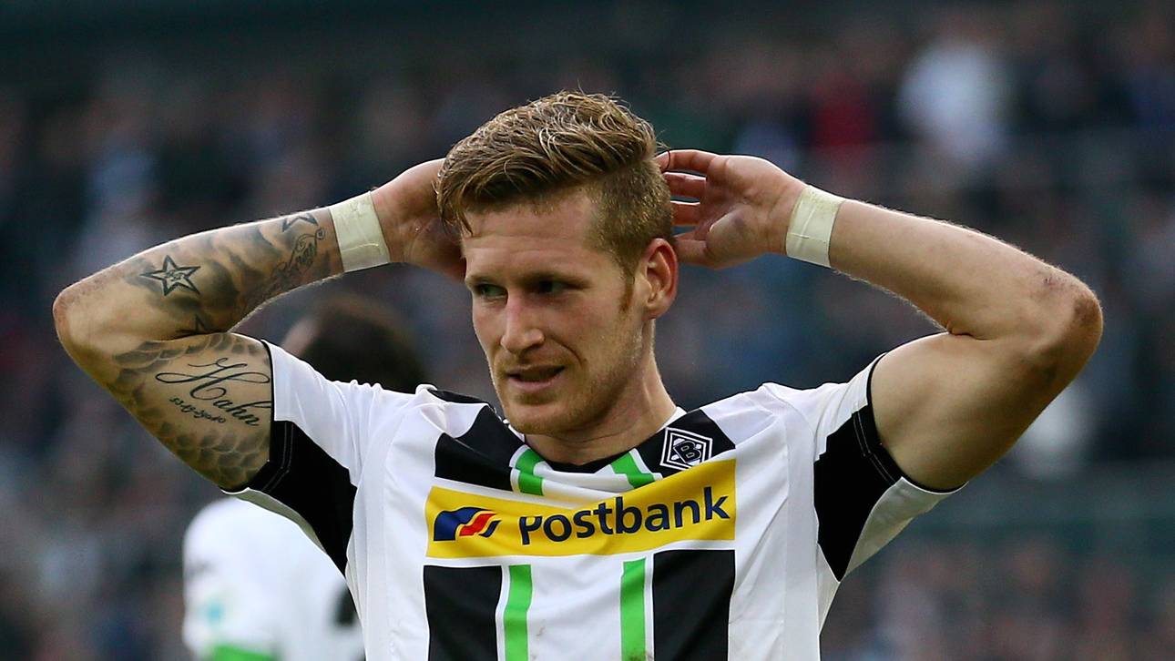 Andre Hahn im Trikot von Borussia Mönchengladbach