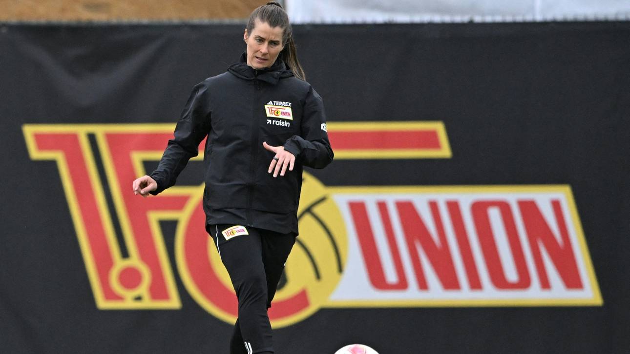 Marie-Louise Eta im Union-Training