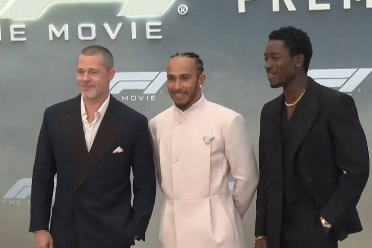 Lewis Hamilton hat den Formel-1-Film „F1“ mit Brad Pitt in der Hauptrolle co-produziert. Bei der Premiere zeigten sich McLaren-Pilot Lando Norris und Komponist Hans Zimmer begeistert vom Ergebnis.