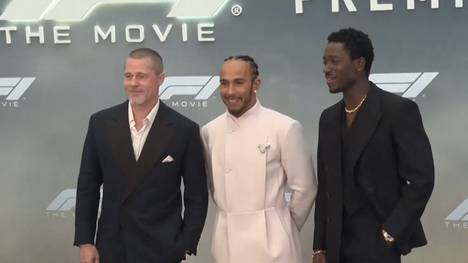 Lewis Hamilton hat den Formel-1-Film „F1“ mit Brad Pitt in der Hauptrolle co-produziert. Bei der Premiere zeigten sich McLaren-Pilot Lando Norris und Komponist Hans Zimmer begeistert vom Ergebnis.