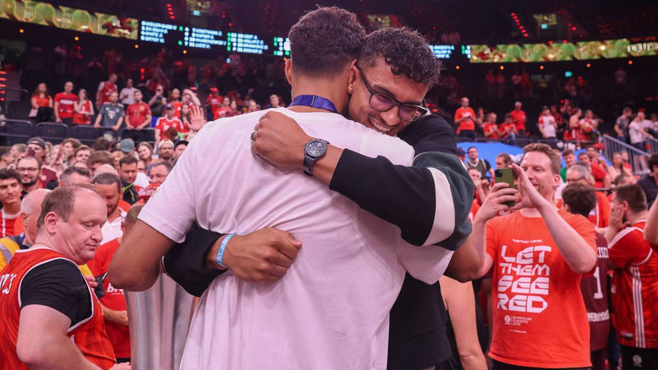 Oscar da Silva mit seinem Bruder Tristan da Silva