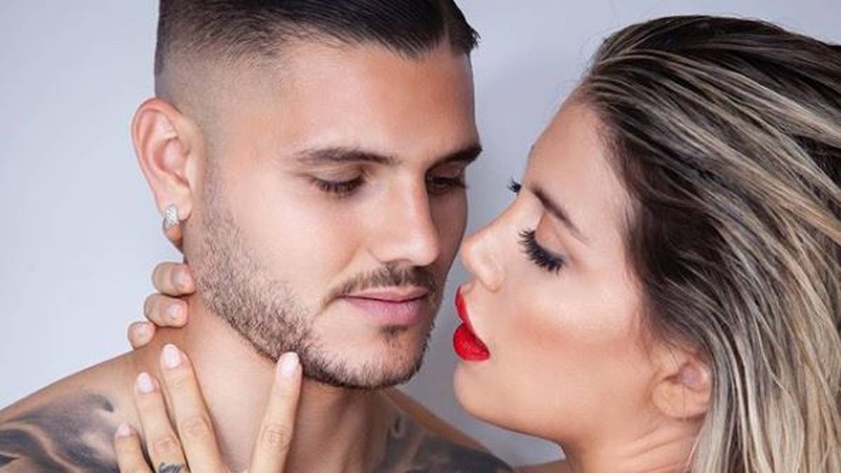Mauro Icardis Liebste Wanda Nara trägt verführerisches Rot auf ihren Lippen