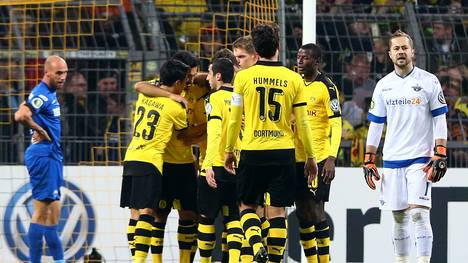 Borussia Dortmund v SC Paderborn  - DFB Cup