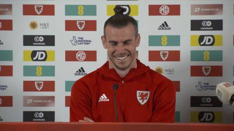 Gareth Bale weist Behauptungen, er sei in Gesprächen mit einem La-Liga-Verein, auf der Pressekonferenz zurück.