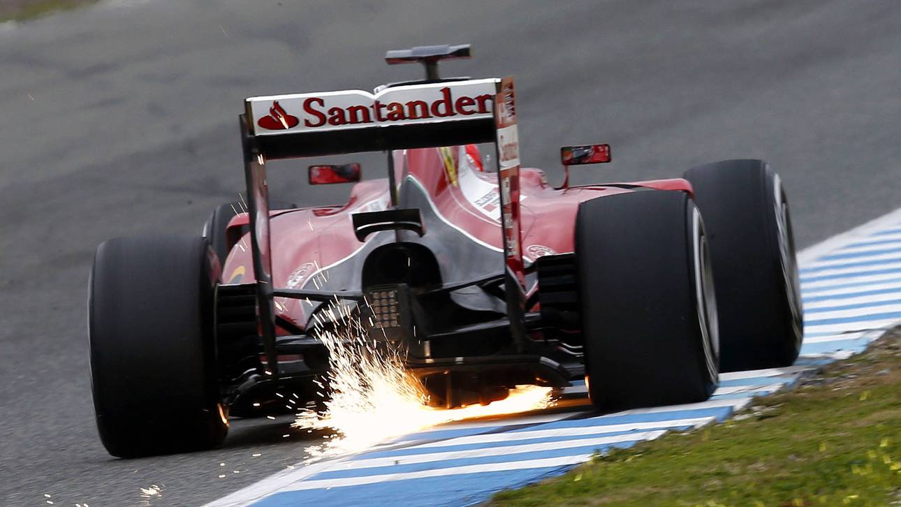 Funkenschlag bei Kimi Räikkönen